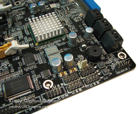 Manli X58SLI-A-E 7-led кнопки