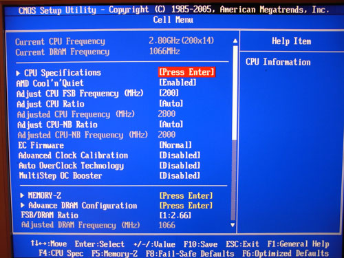 MSI 785GM-E51 функции разгона 1