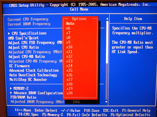 MSI 785GM-E51 множитель NB
