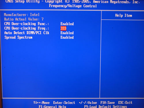 ECS G41T-M настройки разгона