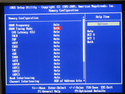 Elitegroup A790GXM-A настройки памяти 1