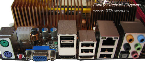 Elitegroup A790GXM-AD3 задняя панель