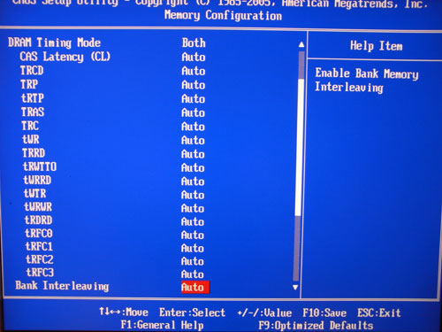 Elitegroup A790GXM-AD3 настройки памяти