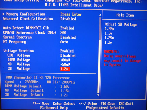 Elitegroup A790GXM-AD3 функции разгона 2