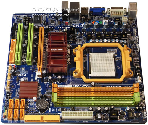 Biostar TA785GE-128M плата
