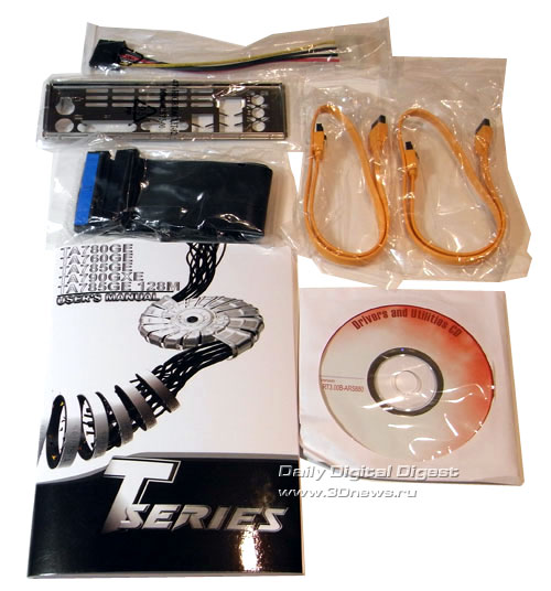 Biostar X58 Pro комплектация 1