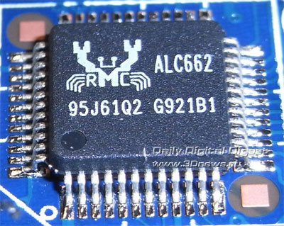 Biostar TA785GE-128M звук