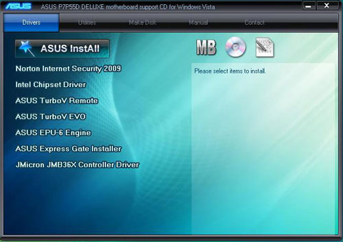 ASUS P7P55D Deluxe комплектация 4