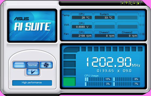ASUS P7P55D Deluxe AI Suite