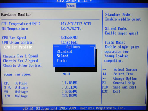  ASUS P7P55D Deluxe системный мониторинг 2 