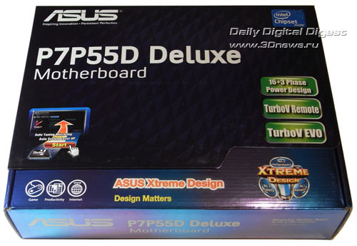 ASUS P7P55D Deluxe упаковка