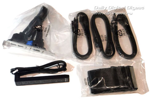 ASUS P7P55D Deluxe комплектация 2