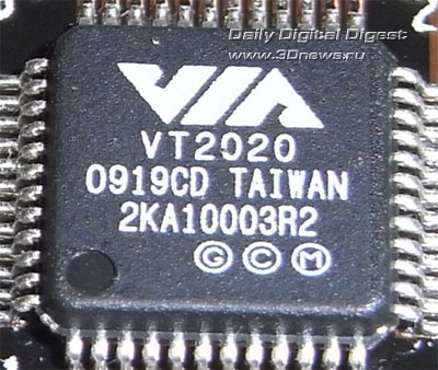 ASUS P7P55D Deluxe звуковой контроллер