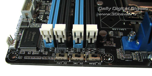 ASUS P7P55D Deluxe переключатели V