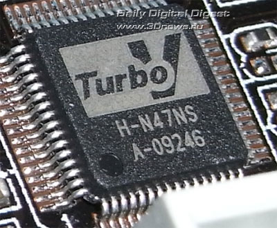ASUS P7P55D Deluxe TurboV chip