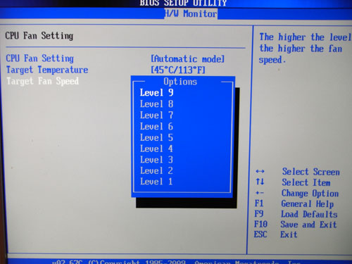 ASRock P55 Extreme системный мониторинг 2