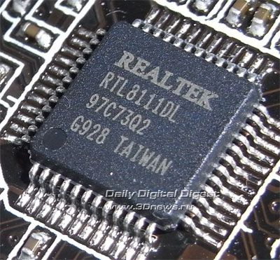 ASRock P55 Extreme сетевой контроллер 1