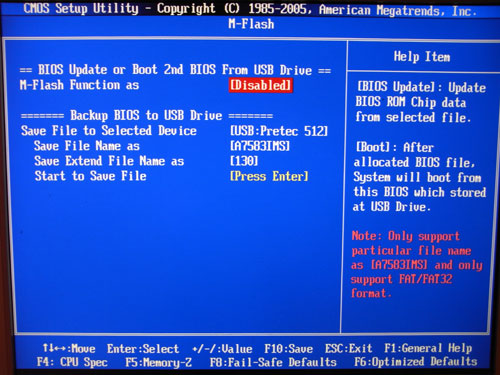 MSI P55-GD65 M-Flash