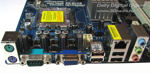 ASRock G41M-GS задняя панель