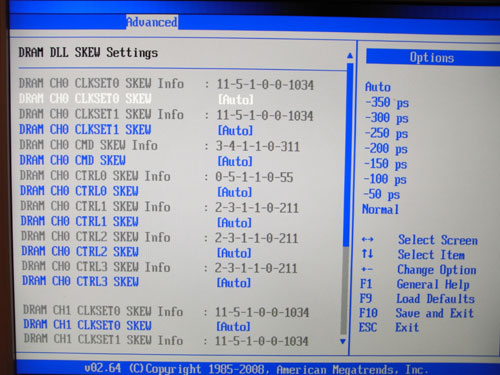 ASRock G41M-GS настройки памяти 4