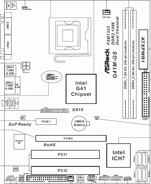 ASRock G41M-GS схема