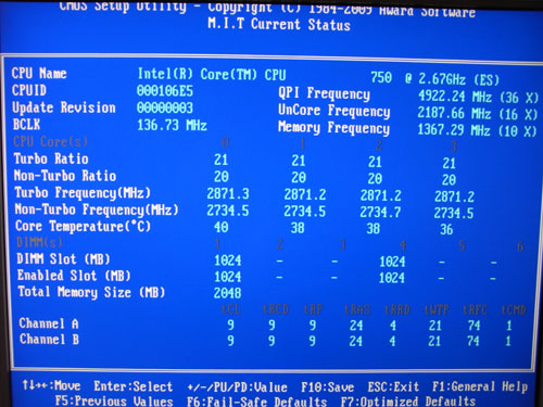 Gigabyte GA-P55-UD6-С настройки разгона 3