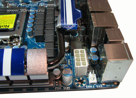 Gigabyte GA-P55-UD6-С разъем питания