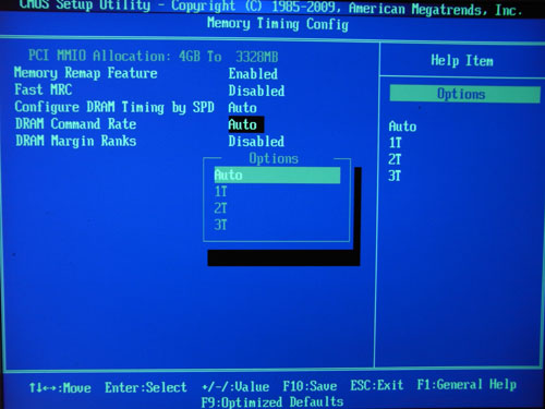 Foxconn Inferno Katana настройки памяти 1