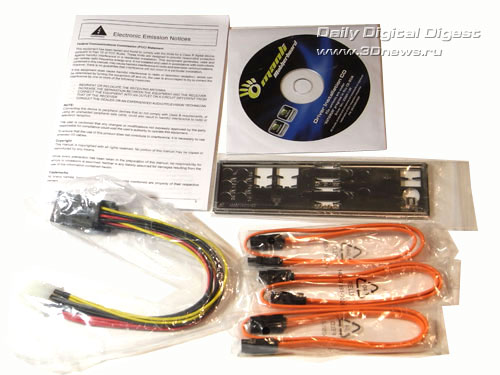 Manli ION-ITX-WiFi комплектация 1