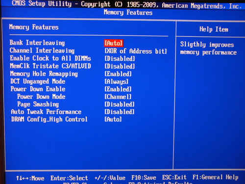 Foxconn Cinema II Deluxe настройки памяти 1