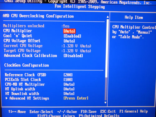 Foxconn Cinema II Deluxe функции разгона 1