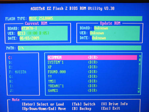 ASUS AT3N7A-I EZ Flash2