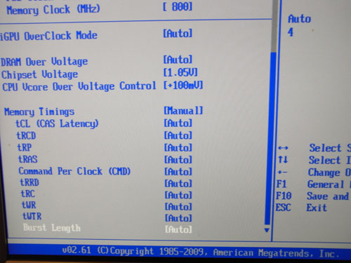 ASUS AT3N7A-I настройки памяти