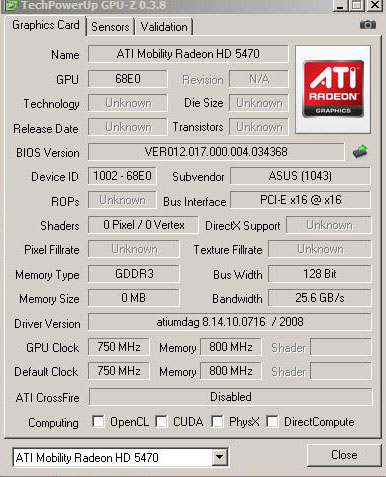 Mobility Radeon HD 5470