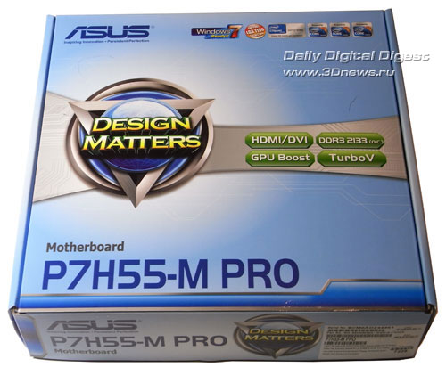 ASUS P7H55-M Pro упаковка