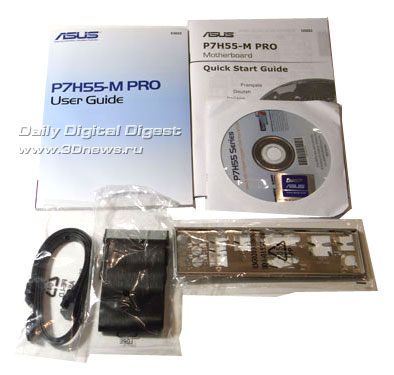 ASUS P7H55-M Pro комплектация 2