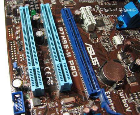 ASUS P7H55-M Pro слоты