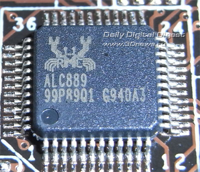 ASUS P7H55-M Pro звуковой контроллер