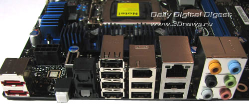 Intel DP55KG задняя панель 