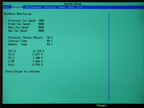 Intel DP55KG системный мониторинг 1