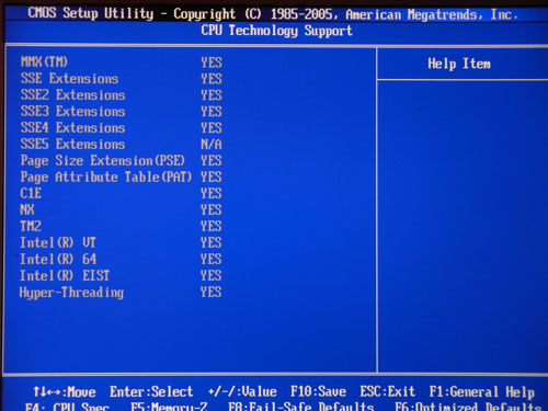MSI H57M-ED65 CPUINFO 2