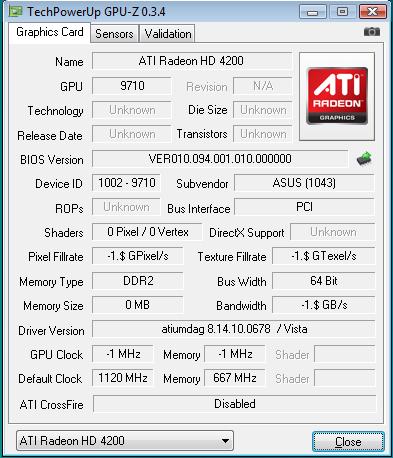 ASUS M4A785TD-V EVO разгон GPU