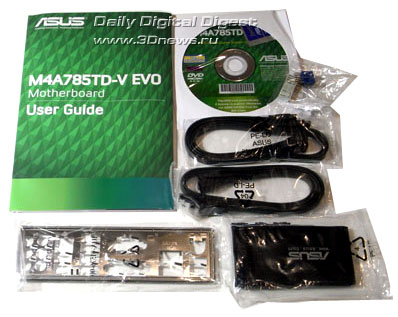 ASUS M4A785TD-V EVO комплектация