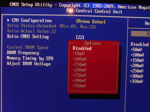 Foxconn H55MX-S Vmem