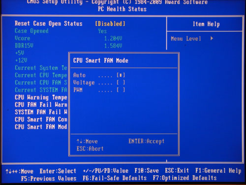 Gigabyte H55M-UD2H системный мониторинг 2
