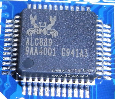 Gigabyte H55M-UD2H звуковой контроллер