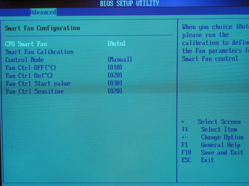 Biostar TH55XE системный мониторинг 2