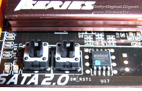 Biostar TH55XE кнопки