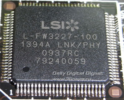 Biostar TH55XE контроллер FireWire