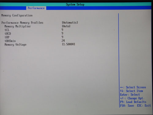 Intel DH55TC настройки памяти 1